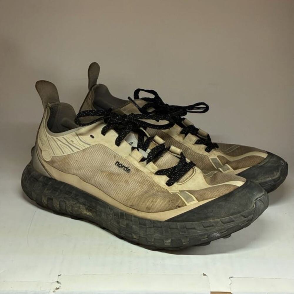 Norda 001 Trail Running Shoes Mens 10.5 Gray Performance Water Resistant